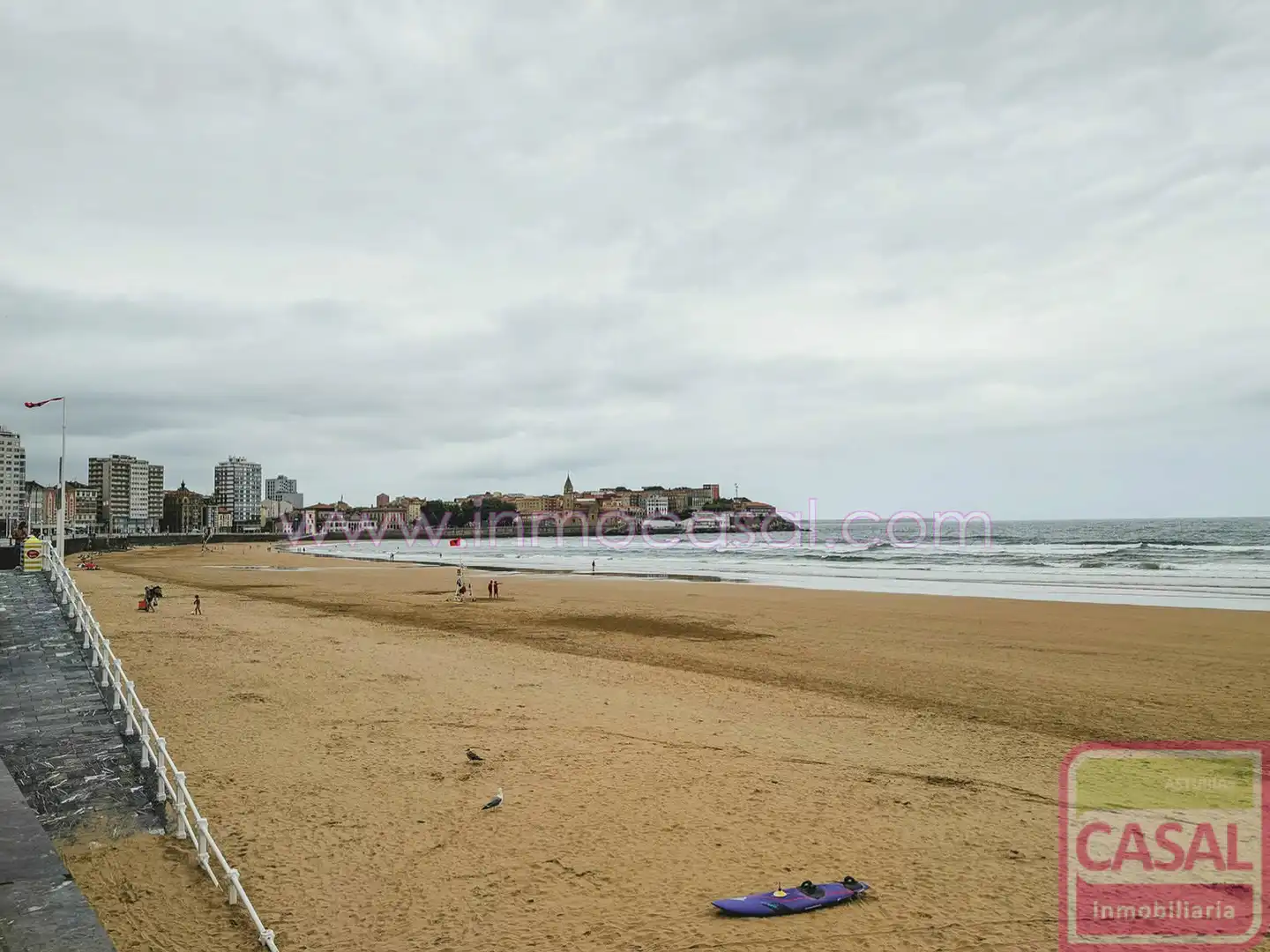 Vista exterior de Piso en venta en Gijón 