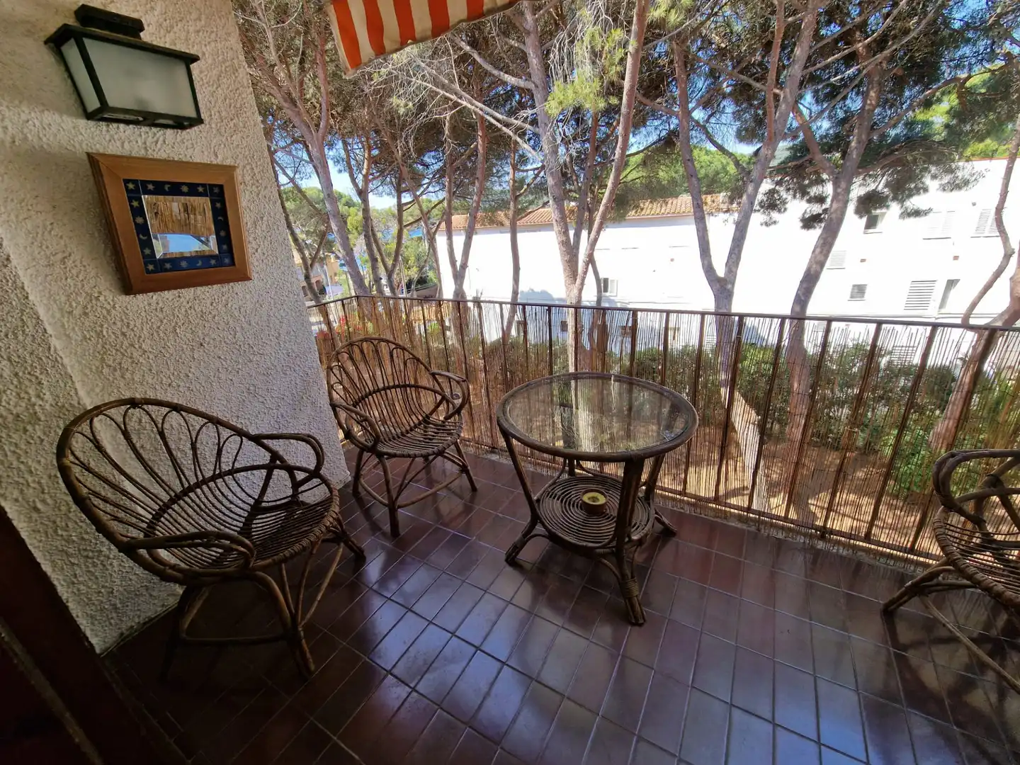 Terraza de Apartamento de alquiler en Palafrugell con Calefacción, Terraza y Amueblado