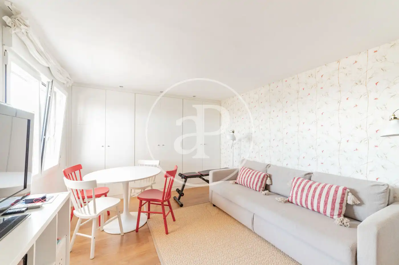 Sala de estar de Ático en venta en Madrid con Aire acondicionado, Calefacción y Jardín privado