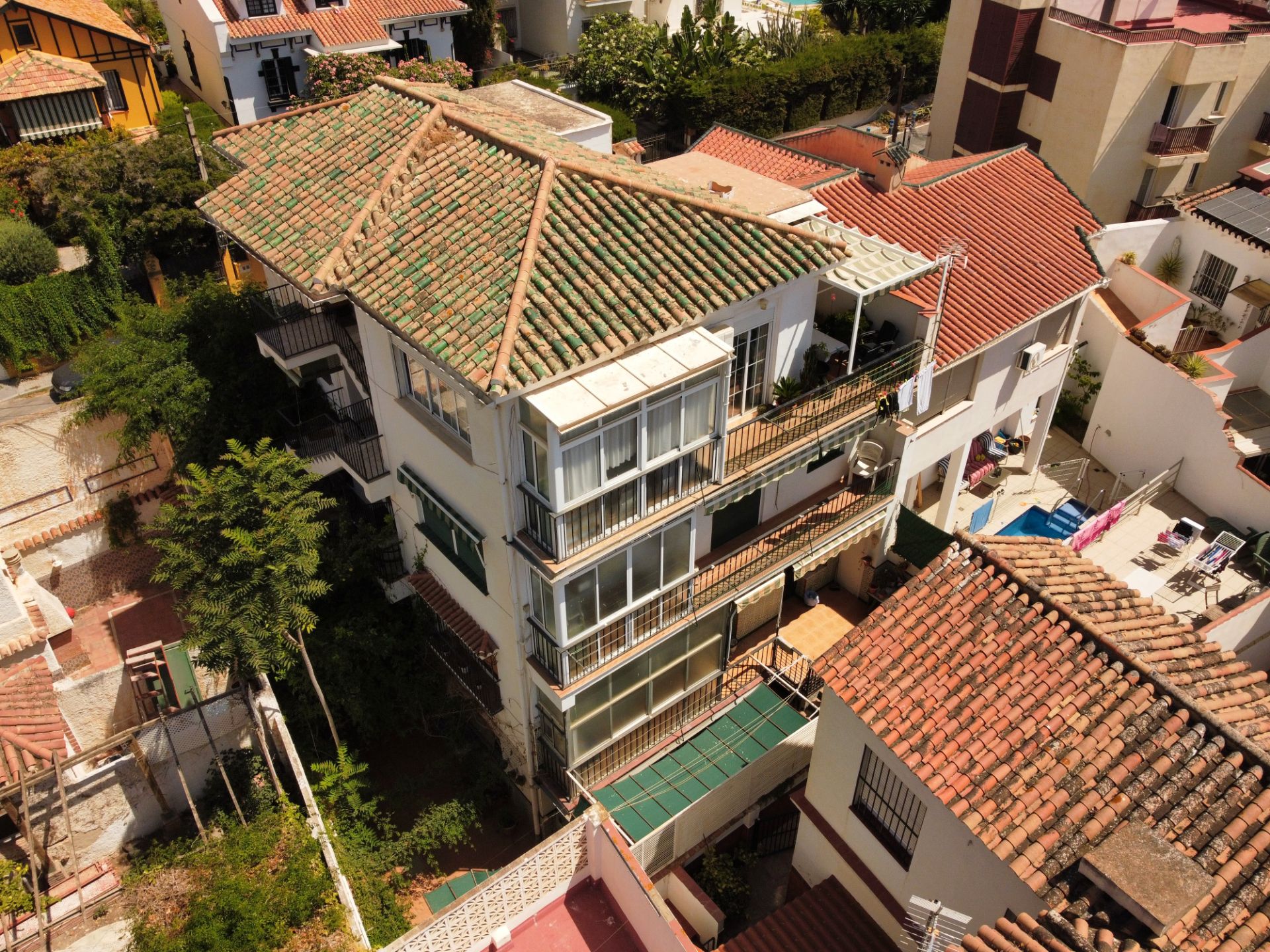 Exterior view of Flat for sale in Málaga Capital  with Air Conditioner, Terrace and Oven
