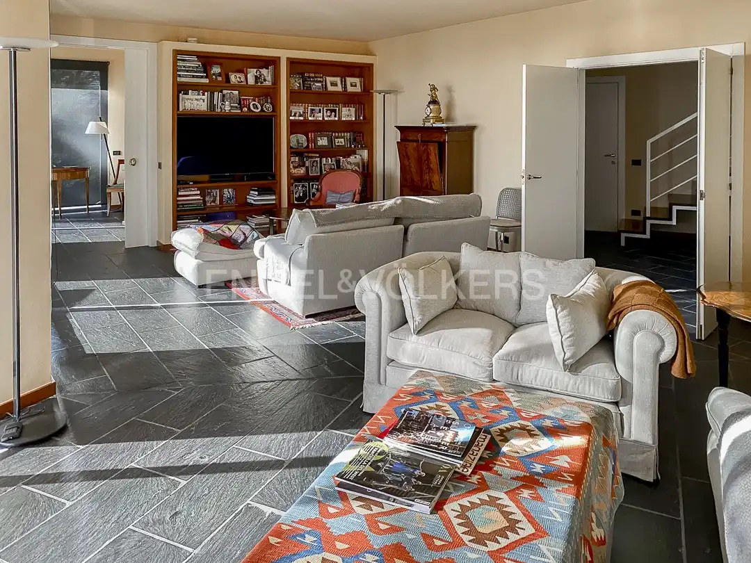 Sala de estar de Casa o chalet en venta en Barcelona con Calefacción, Jardín privado y Parquet