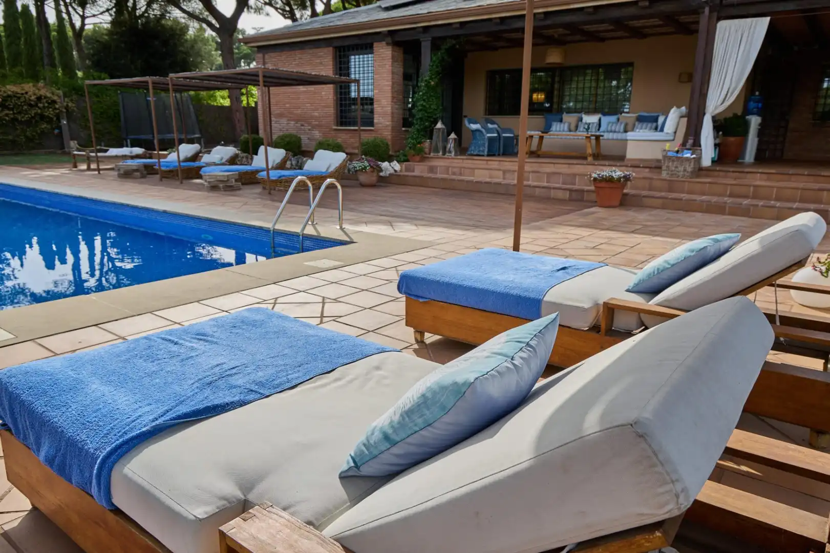 Terrassa de Casa o xalet en venda en Sant Andreu de Llavaneres amb Calefacció, Jardí privat i Terrassa