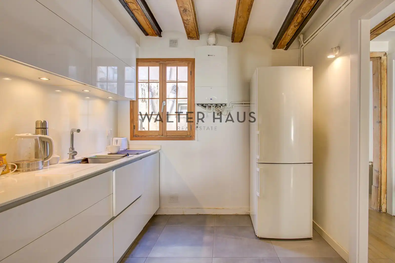 Cocina de Piso en venta en Barcelona con Aire acondicionado, Calefacción y Amueblado