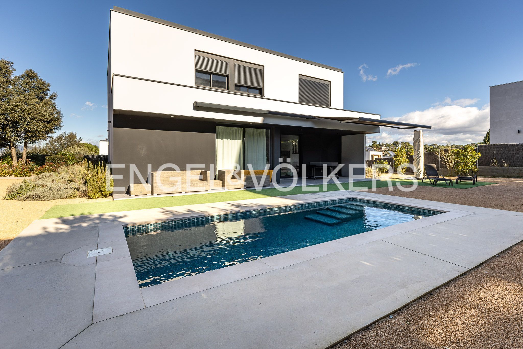 Swimming pool of House or chalet to rent in Sant Cugat del Vallès  with Air Conditioner, Heating and Private garden