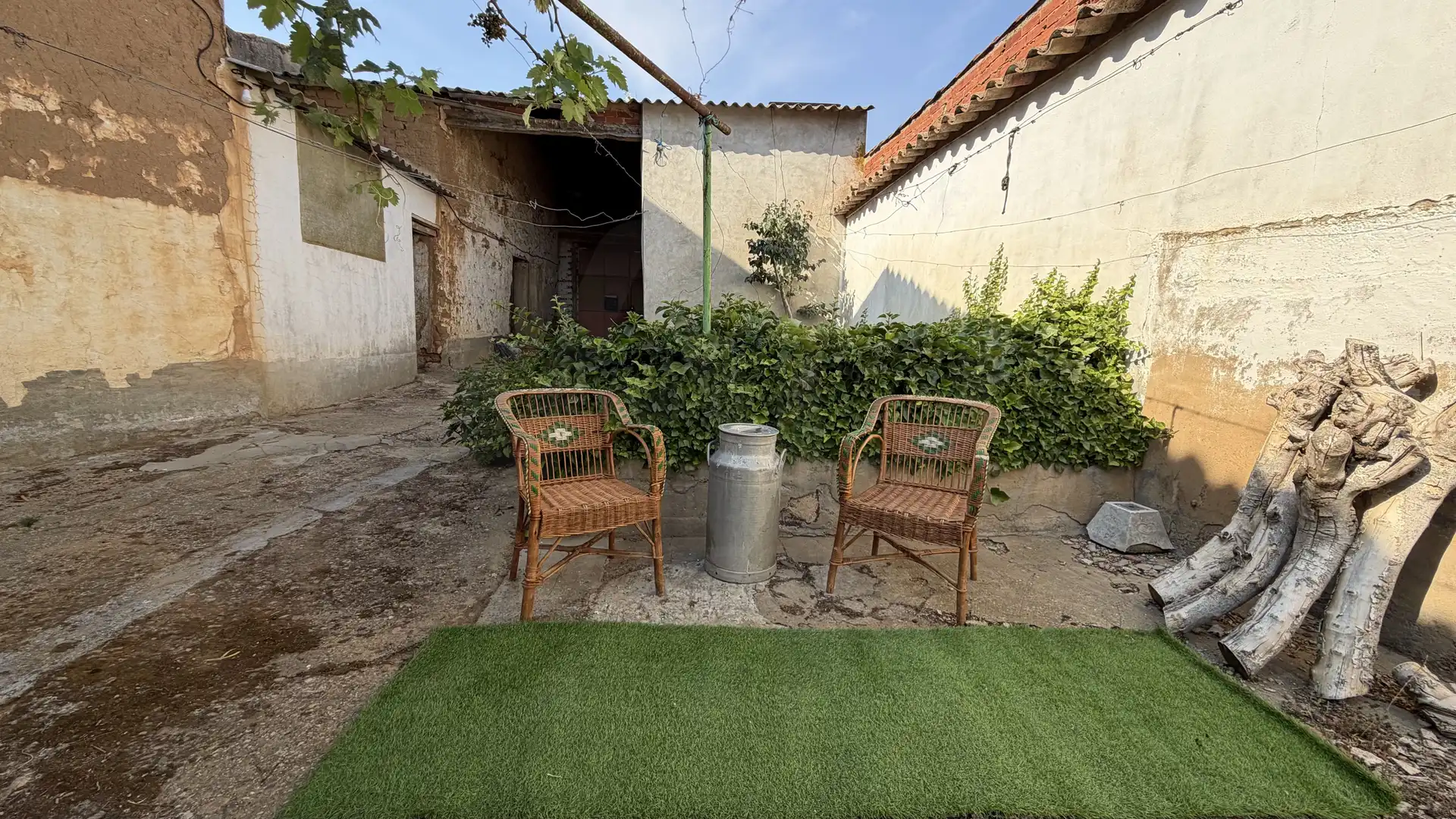 Terrassa de Casa o xalet en venda en Villanueva del Campo amb Calefacció