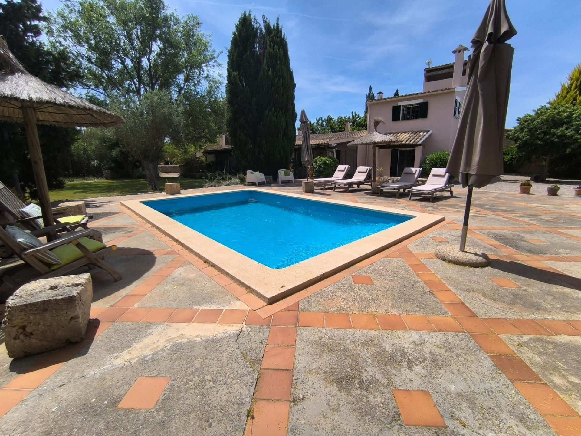 Swimming pool of Country house to rent in Costitx  with Swimming Pool