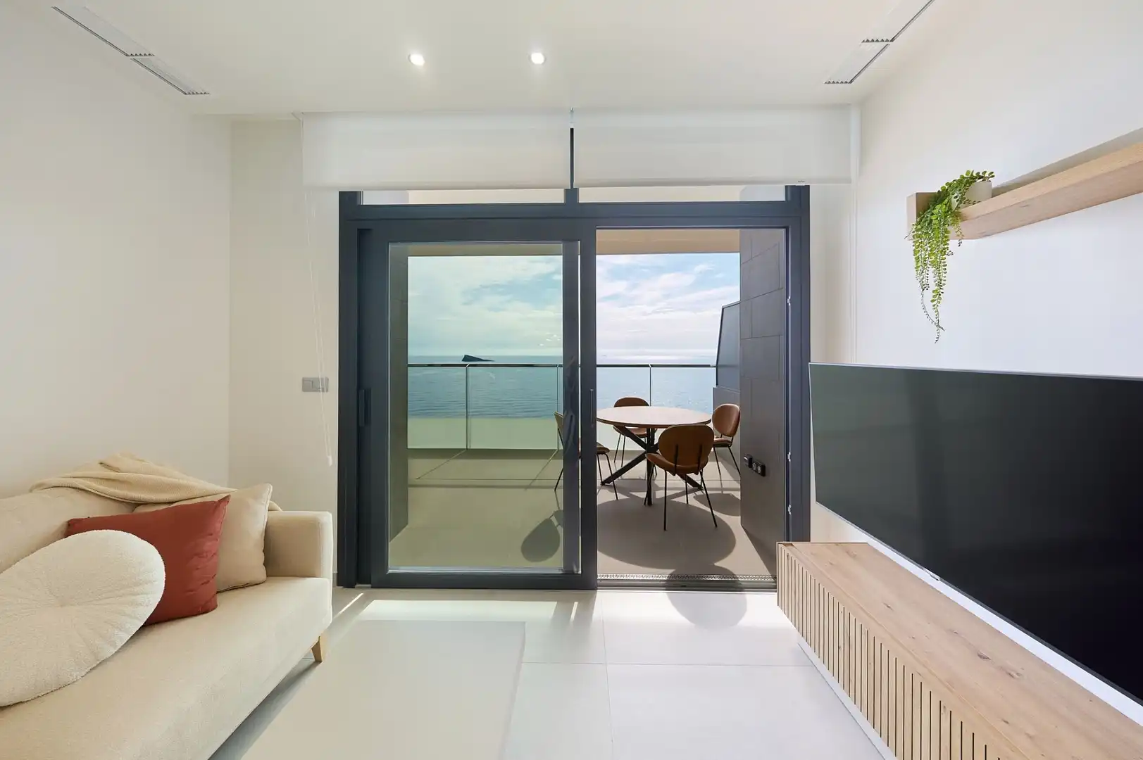 Sala d'estar de Apartament en venda en Benidorm amb Aire condicionat, Calefacció i Terrassa