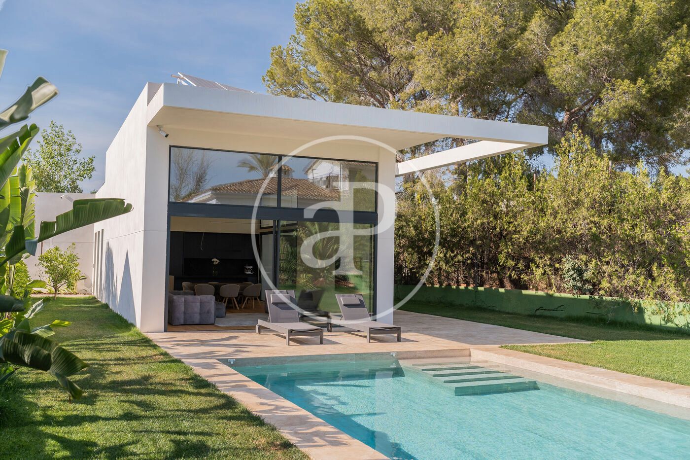 Jardín de Casa o chalet en venta en Paterna con Aire acondicionado, Calefacción y Jardín privado