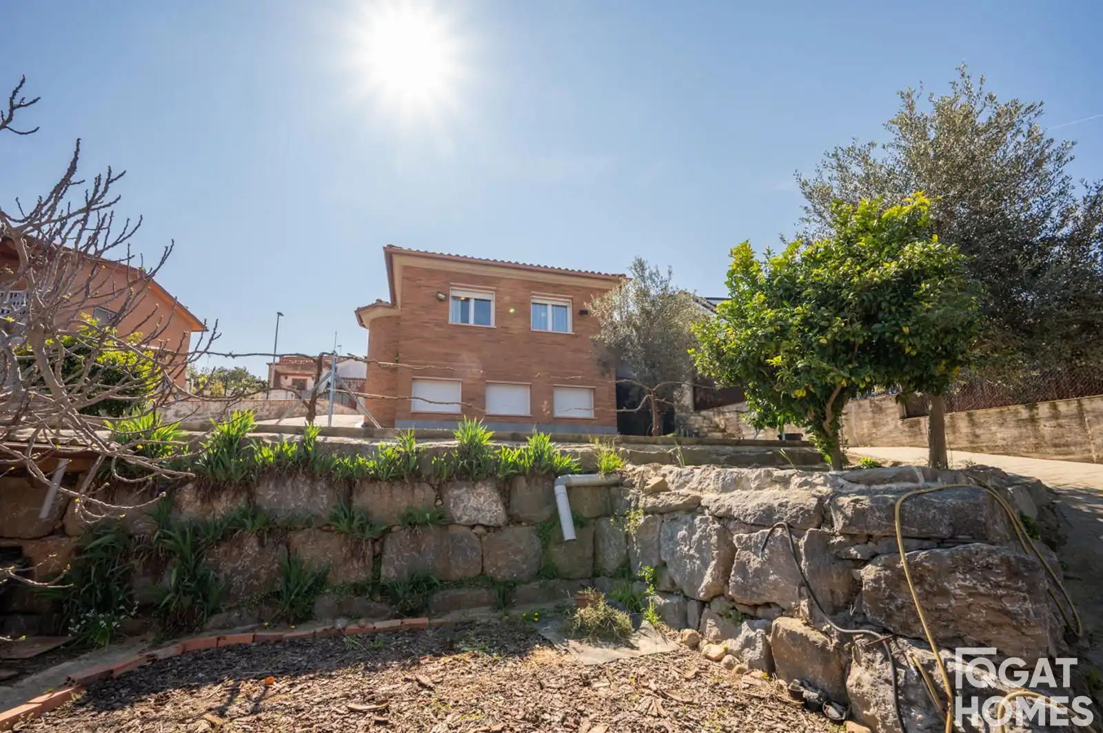Exterior view of Houses for sale in Sant Cugat del Vallès  with Air Conditioner, Heating and Terrace
