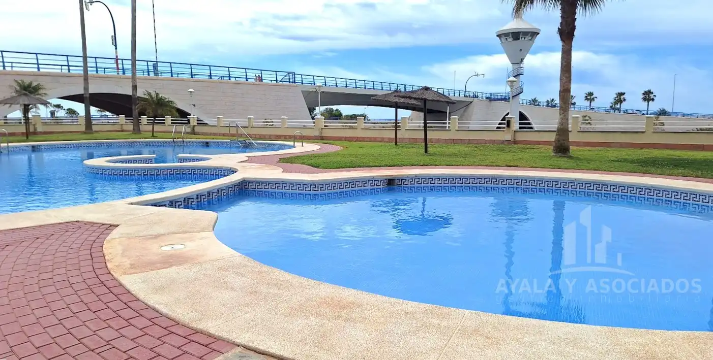 Swimming pool of Flat for sale in La Manga del Mar Menor  with Terrace, Storage room and Community pool