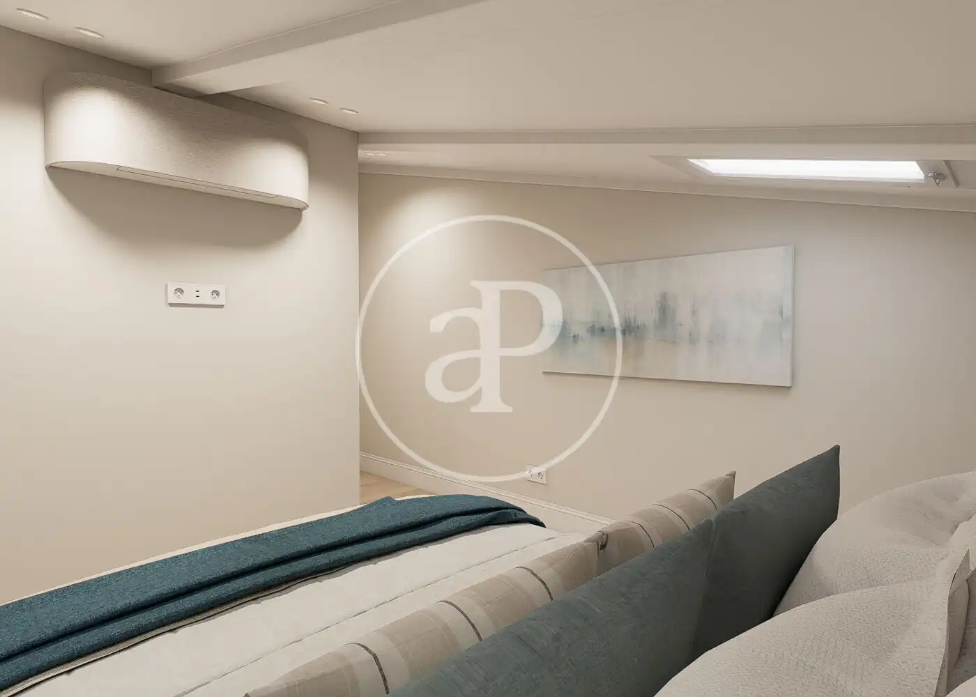 Schlafzimmer von Wohnung zum Verkauf in Madrid mit Klimaanlage, Heizung und Möbliert