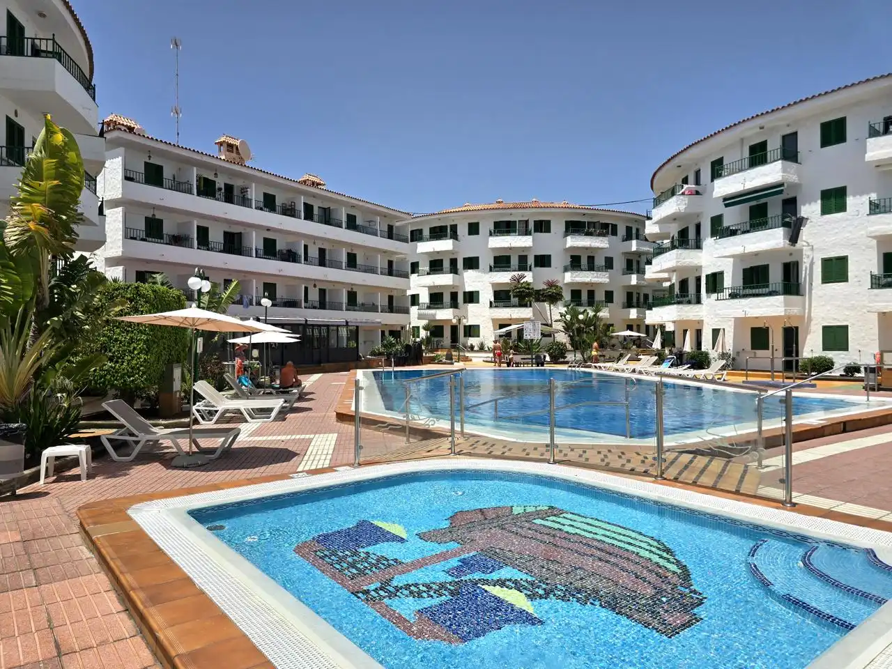 Schwimmbecken von Wohnungen zur Miete in San Bartolomé de Tirajana mit Terrasse, Möbliert und Balkon
