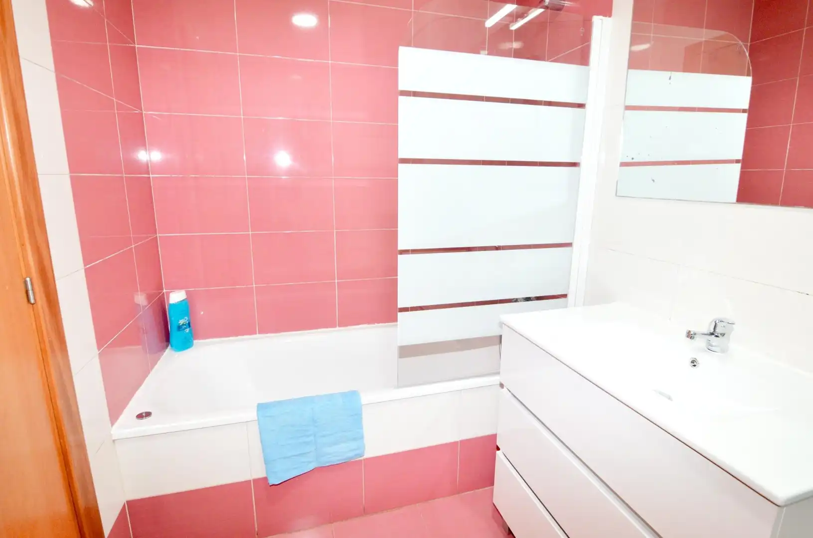Badezimmer von Wohnung zur Miete in Aldealengua mit Heizung, Terrasse und Möbliert