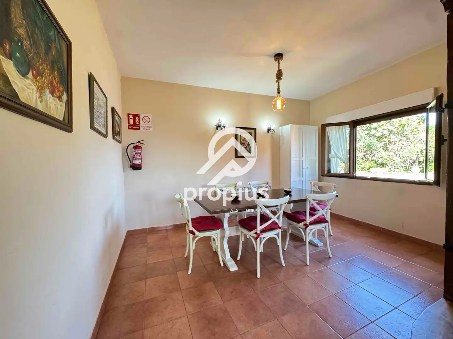 Dining room of Houses for sale in Llanes  with Heating, Private garden and Parquet flooring