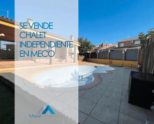 Swimming pool of House or chalet for sale in Meco  with Air Conditioner, Heating and Private garden