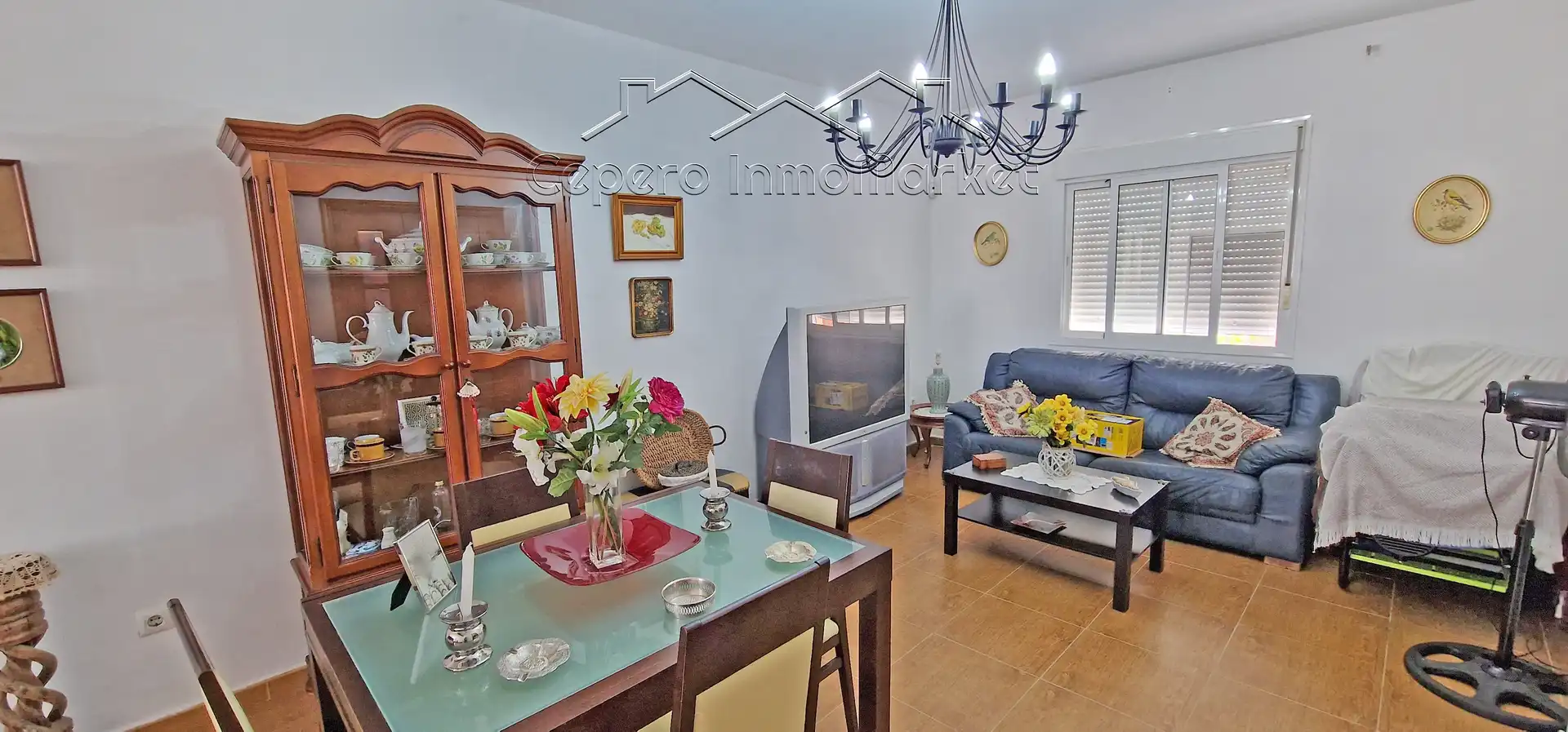 Sala d'estar de Casa o xalet en venda en El Puerto de Santa María amb Aire condicionat, Jardí privat i Piscina
