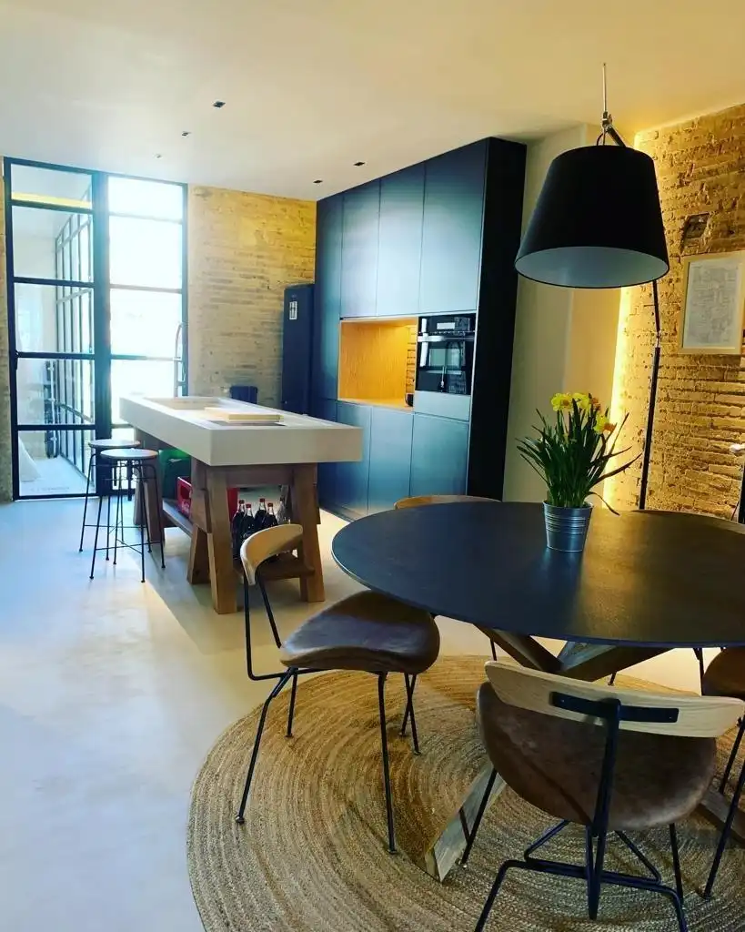Kitchen of Attic for rent in Valencia  with Heating, Terrace and Storage room