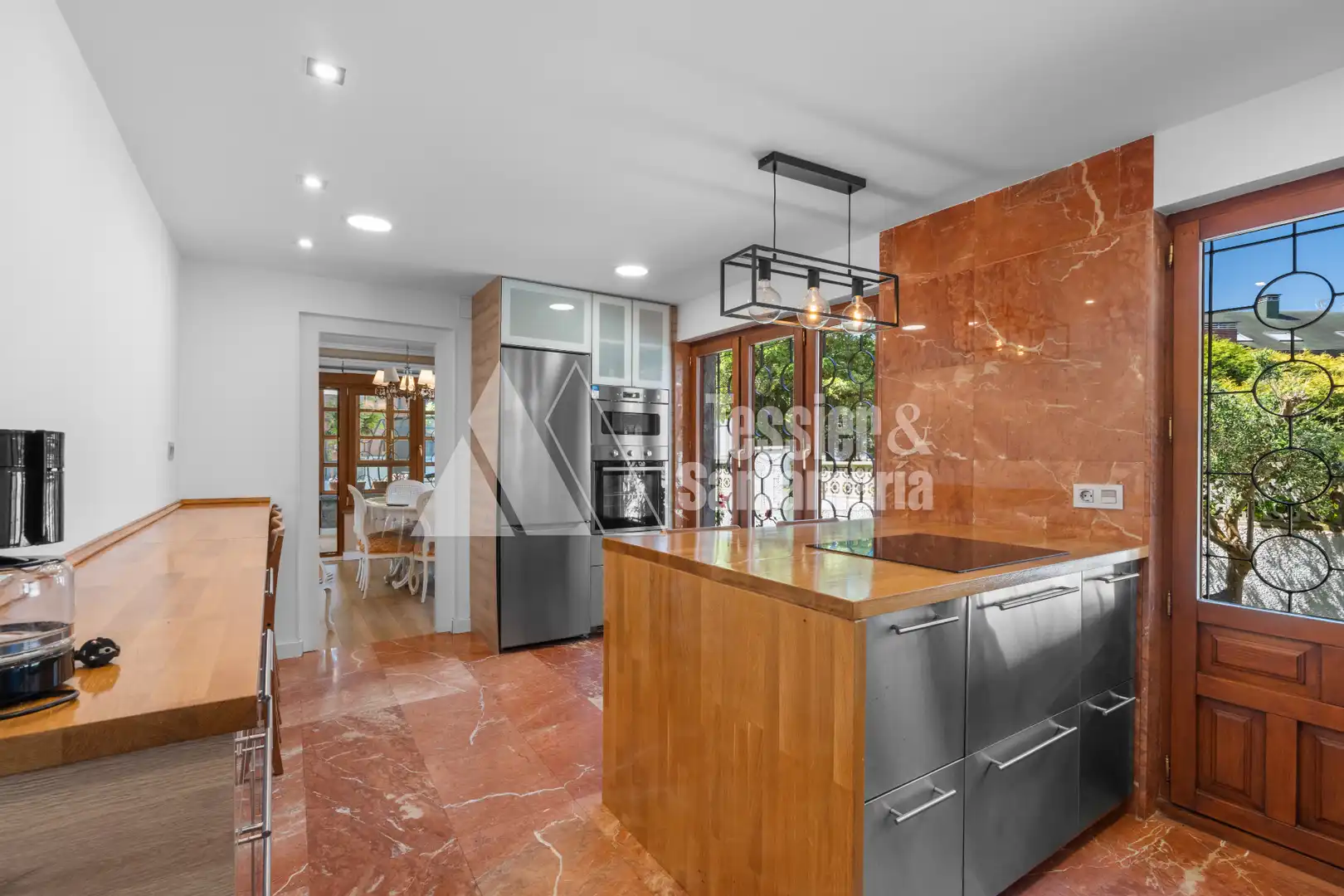 Cocina de Casa o chalet en venta en Castrillón con Calefacción, Jardín privado y Terraza
