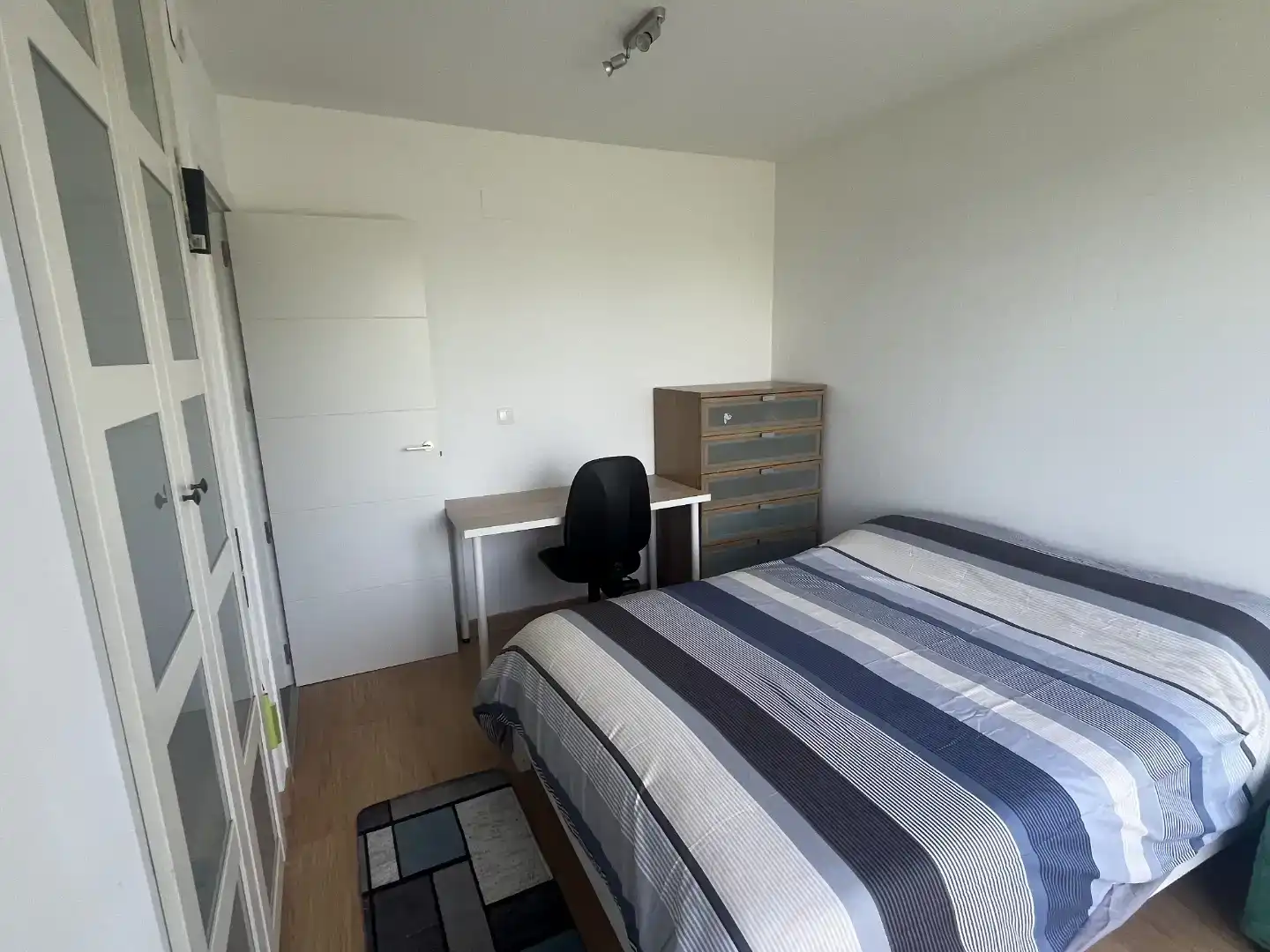 Bedroom of Flat for rent in Piélagos  with Private garden, Parquet flooring and Furnished