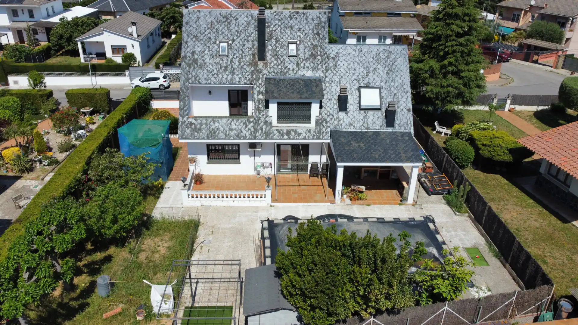 Vista exterior de Casa o chalet en venta en Llinars del Vallès con Aire acondicionado, Calefacción y Terraza