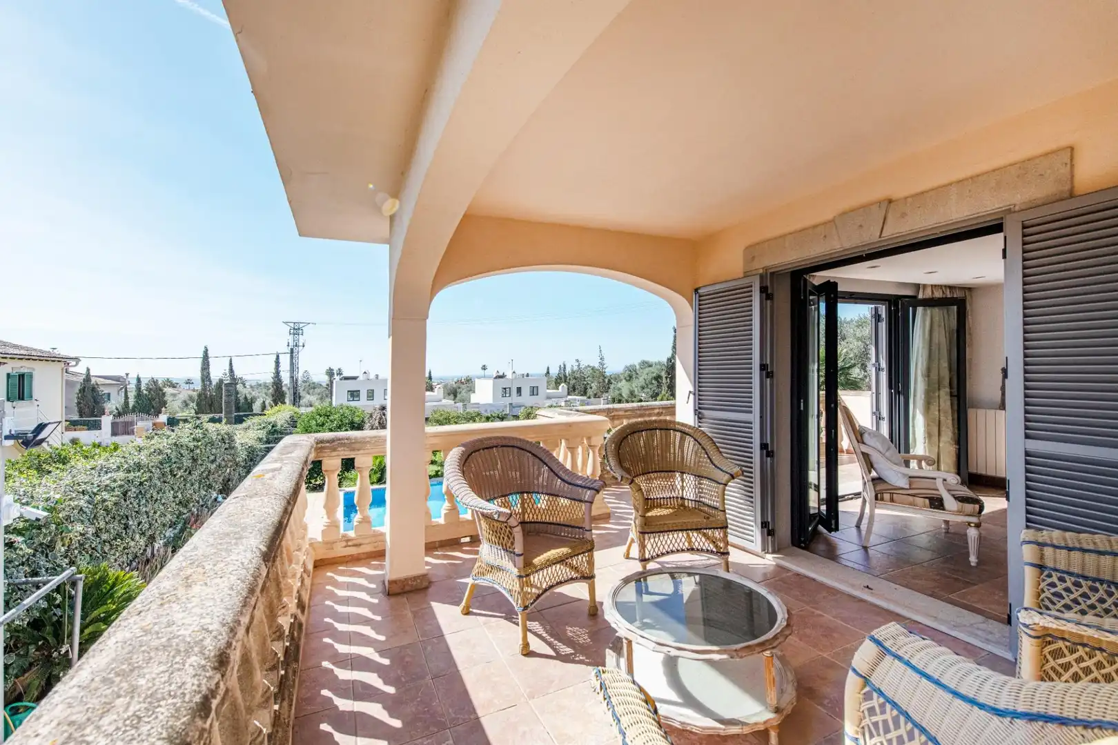 Terrassa de Casa o xalet en venda en Marratxí amb Aire condicionat, Calefacció i Jardí privat