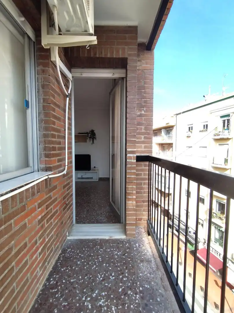 Terraza de Piso de alquiler en Murcia con Aire acondicionado, Calefacción y Amueblado