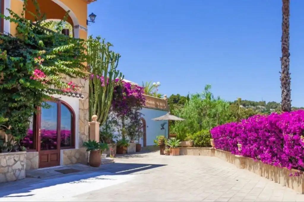 Exterior view of Houses for sale in Jávea / Xàbia  with Heating, Private garden and Terrace