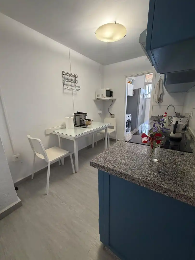 Cocina de Piso de alquiler en Santa Cruz de Tenerife con Jardín privado, Terraza y Amueblado