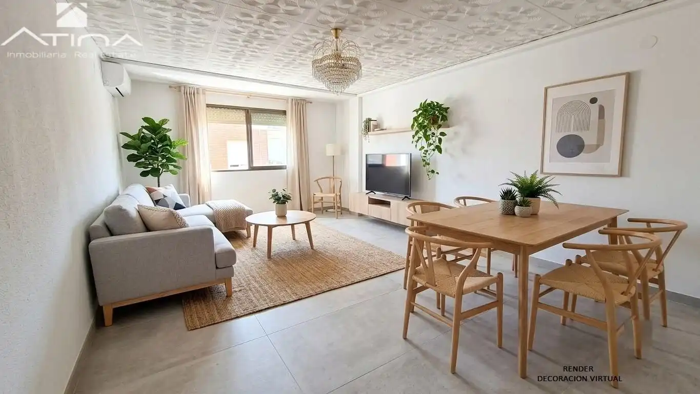 Living room of Flat for sale in Piles  with Air Conditioner and Balcony