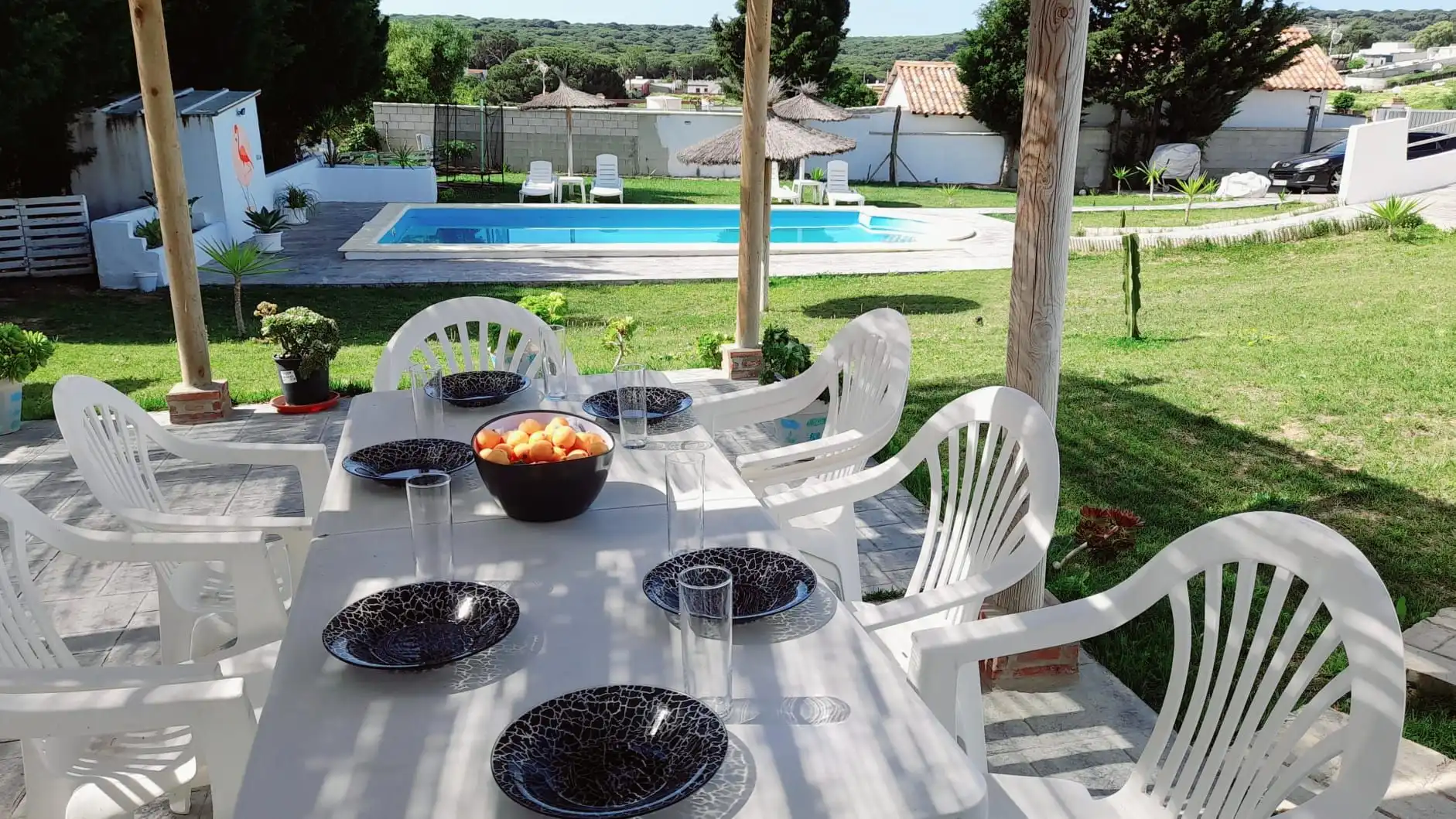 Jardí de Casa o xalet de lloguer en Barbate amb Calefacció, Jardí privat i Terrassa
