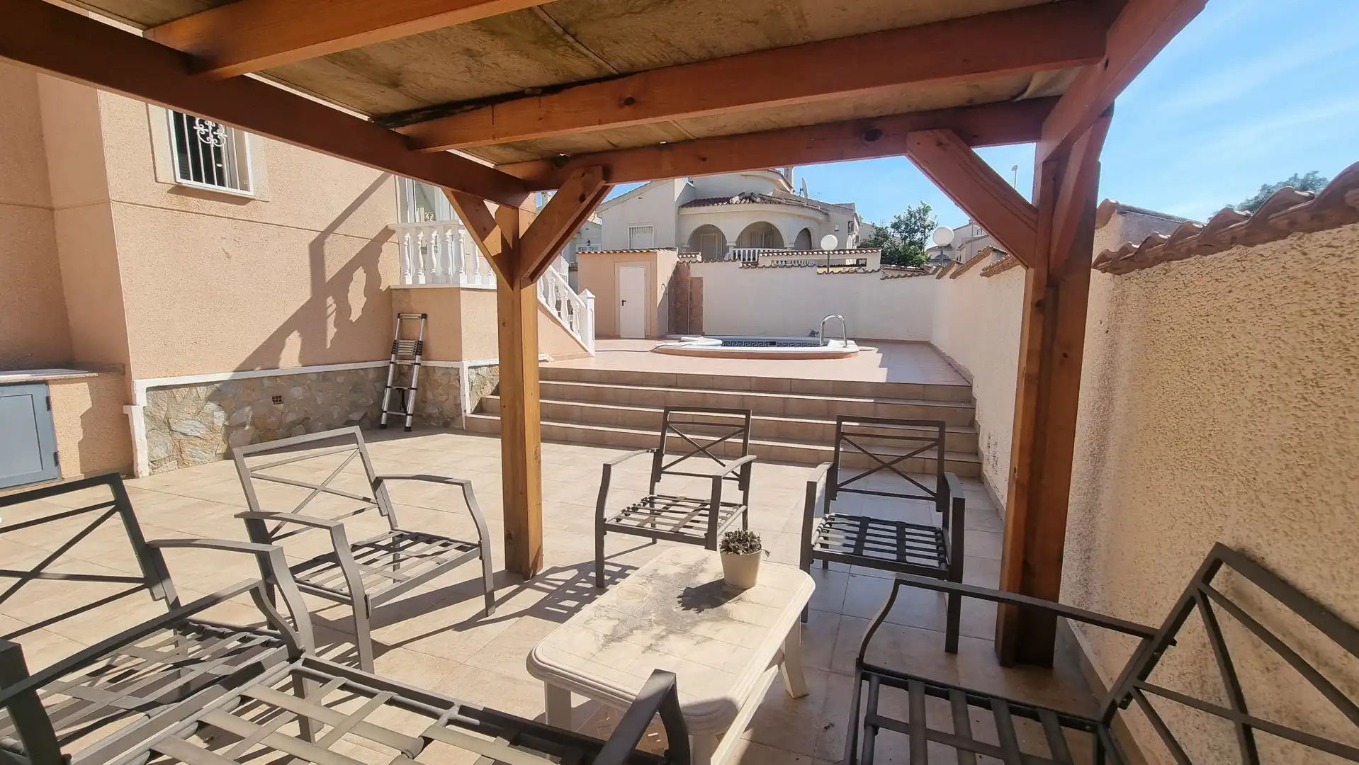 Terraza de Casa o chalet en venta en Rojales con Aire acondicionado, Jardín privado y Terraza