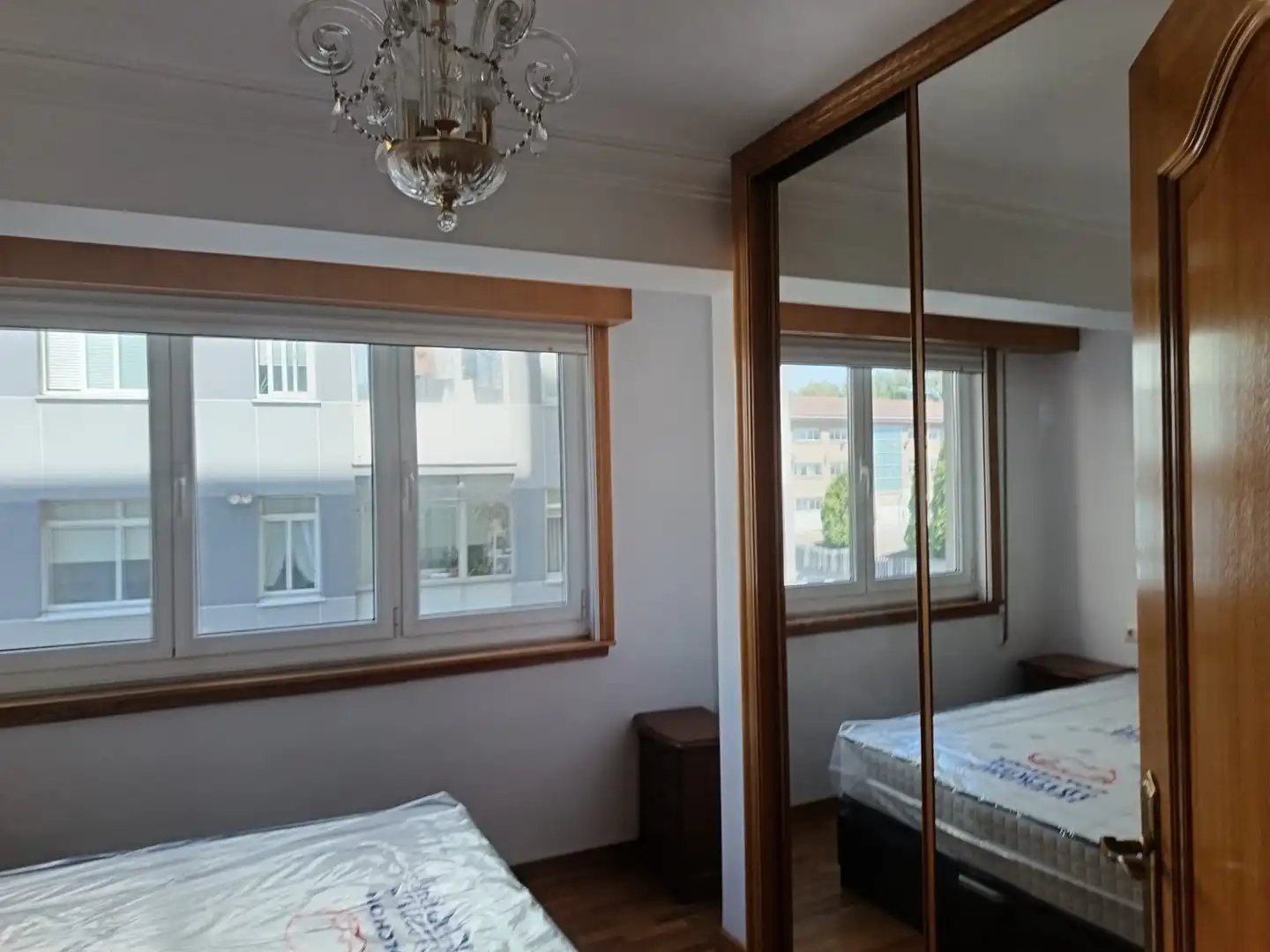 Bedroom of Flat for rent in A Coruña Capital   with Heating, Furnished and Oven