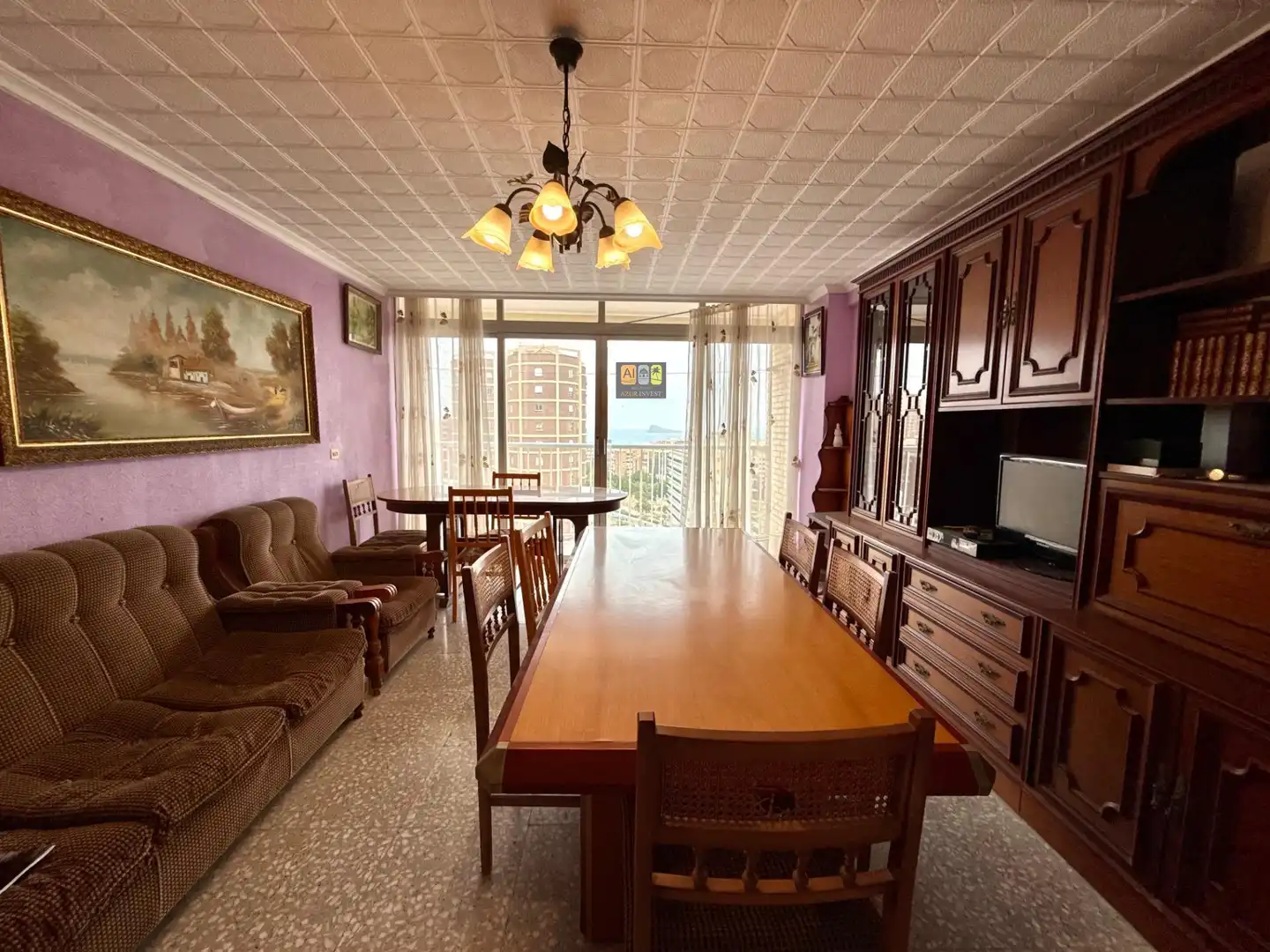 Dining room of Apartments for sale in Benidorm  with Terrace and Furnished