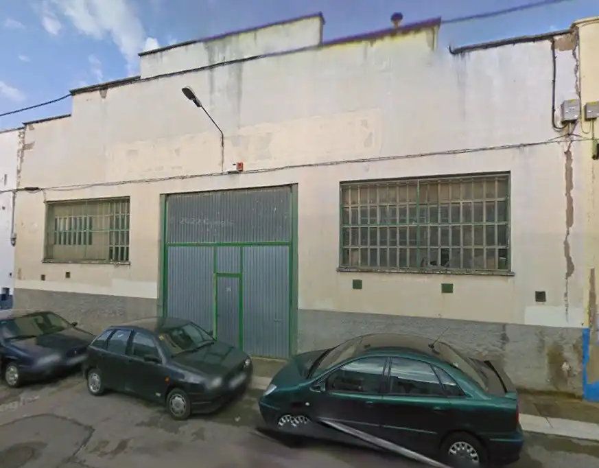 Vista exterior de Nave industrial en venta en Ansoáin / Antsoain