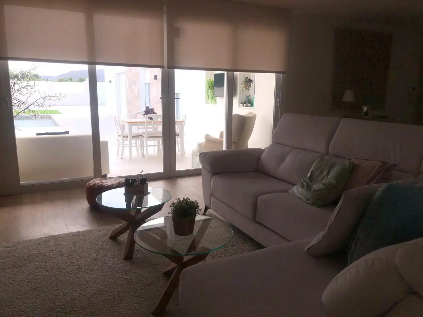 Wohnzimmer von Haus oder Chalet zum Verkauf in Aspe mit Klimaanlage, Privatgarten und Terrasse