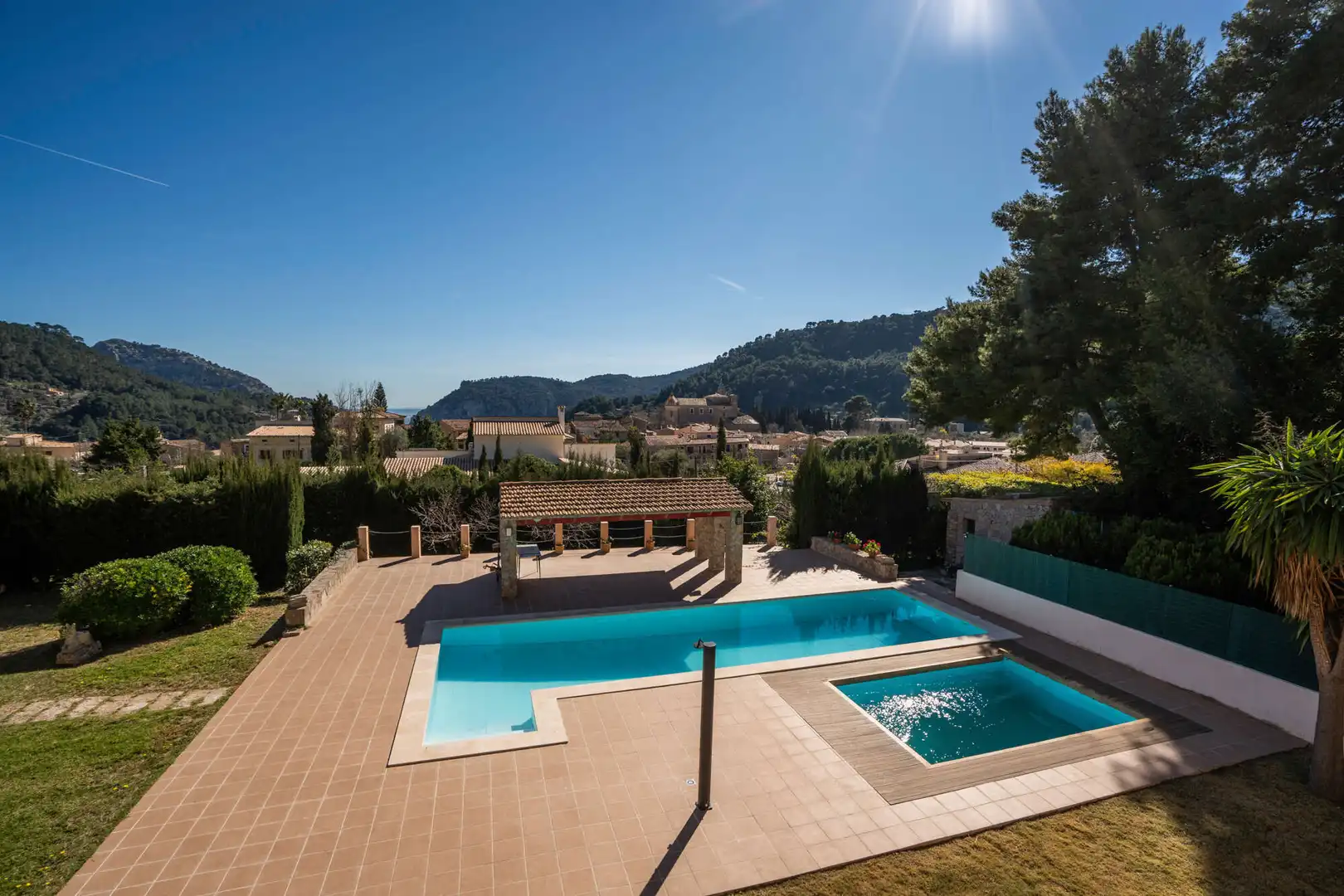 Swimming pool of Houses for sale in Valldemossa  with Air Conditioner, Terrace and Furnished