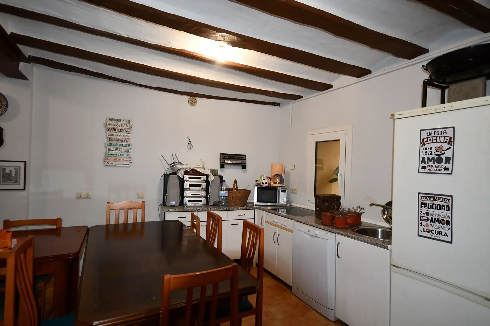 Cuina de Finca rústica en venda en Fuenmayor amb Calefacció, Parquet i Terrassa