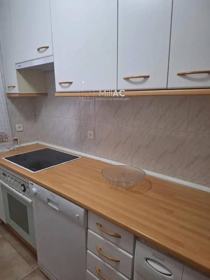 Kitchen of Flat for rent in Madrid  with Air Conditioner, Heating and Furnished
