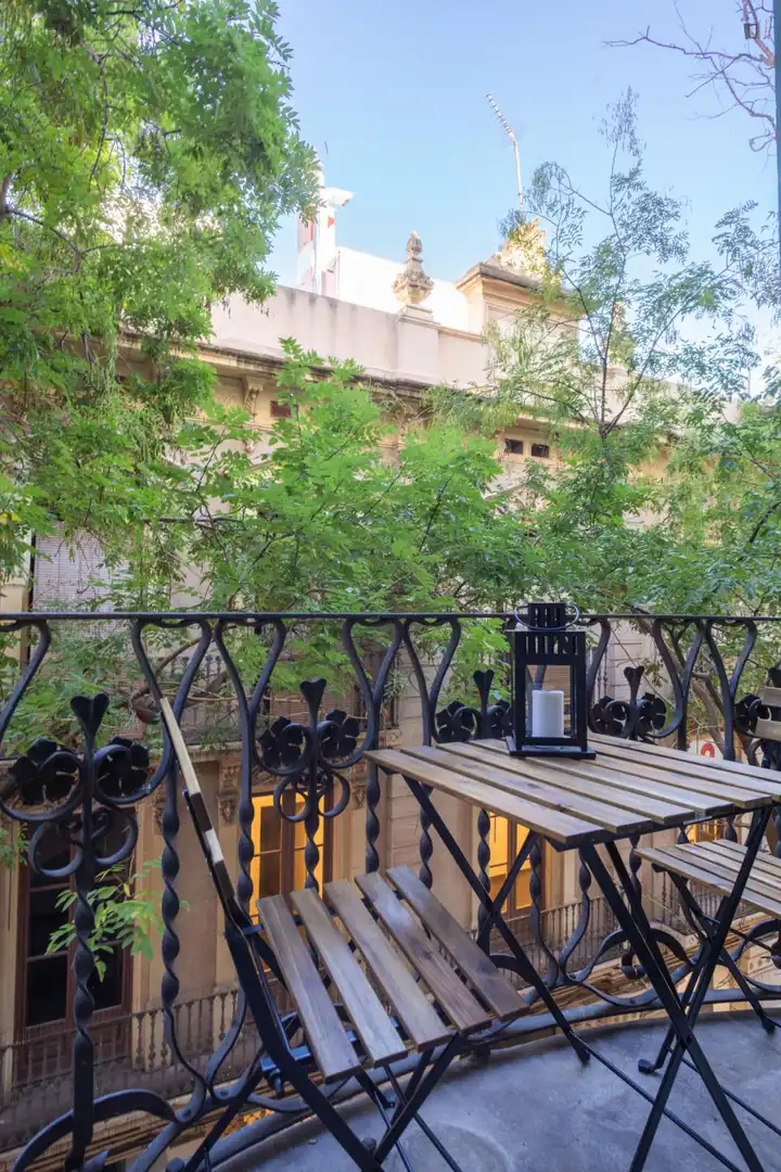Terrassa de Apartament per a compartir en  Palma de Mallorca amb Moblat, Forn i Rentadora