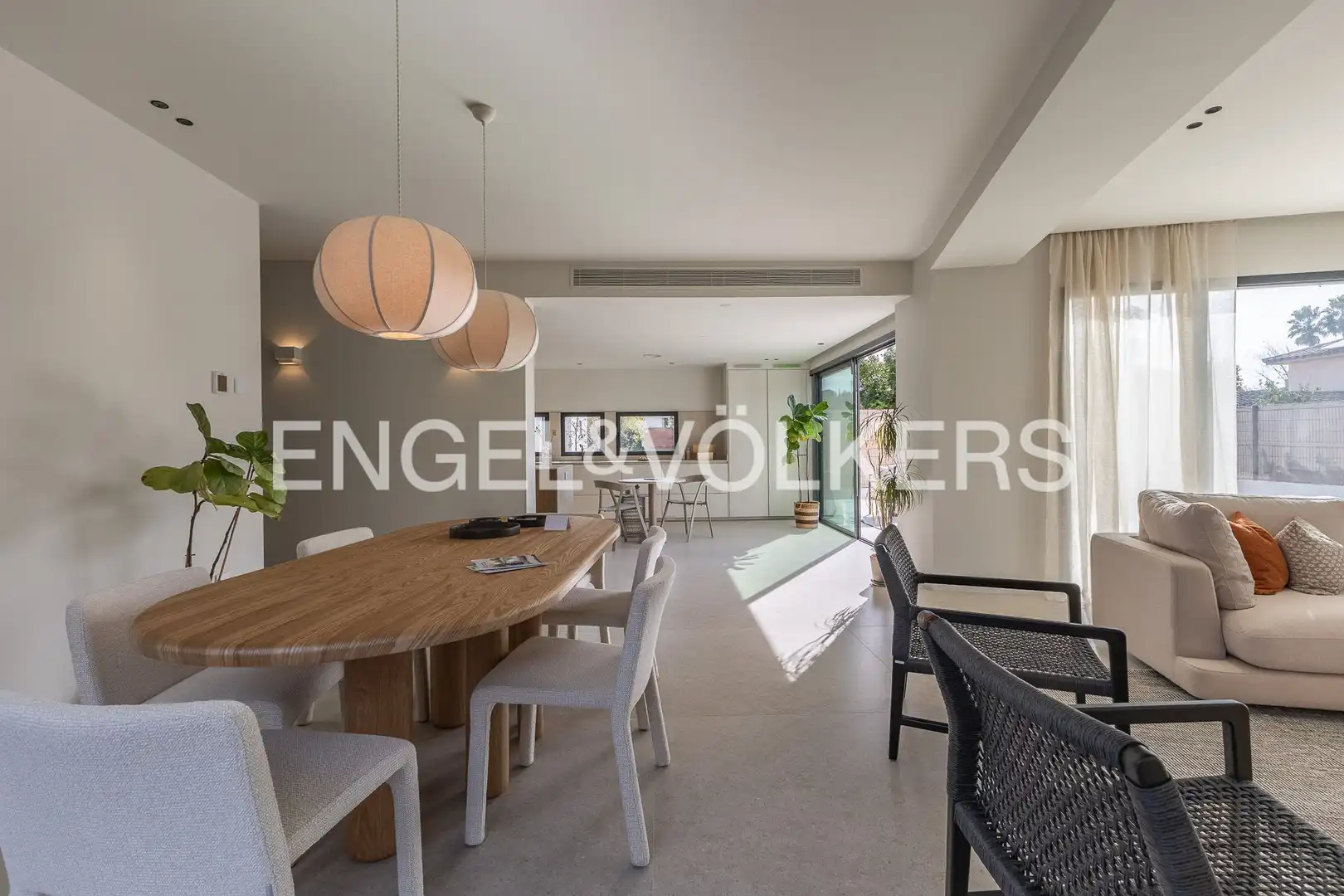 Dining room of Houses for sale in Sant Cugat del Vallès  with Air Conditioner, Heating and Private garden