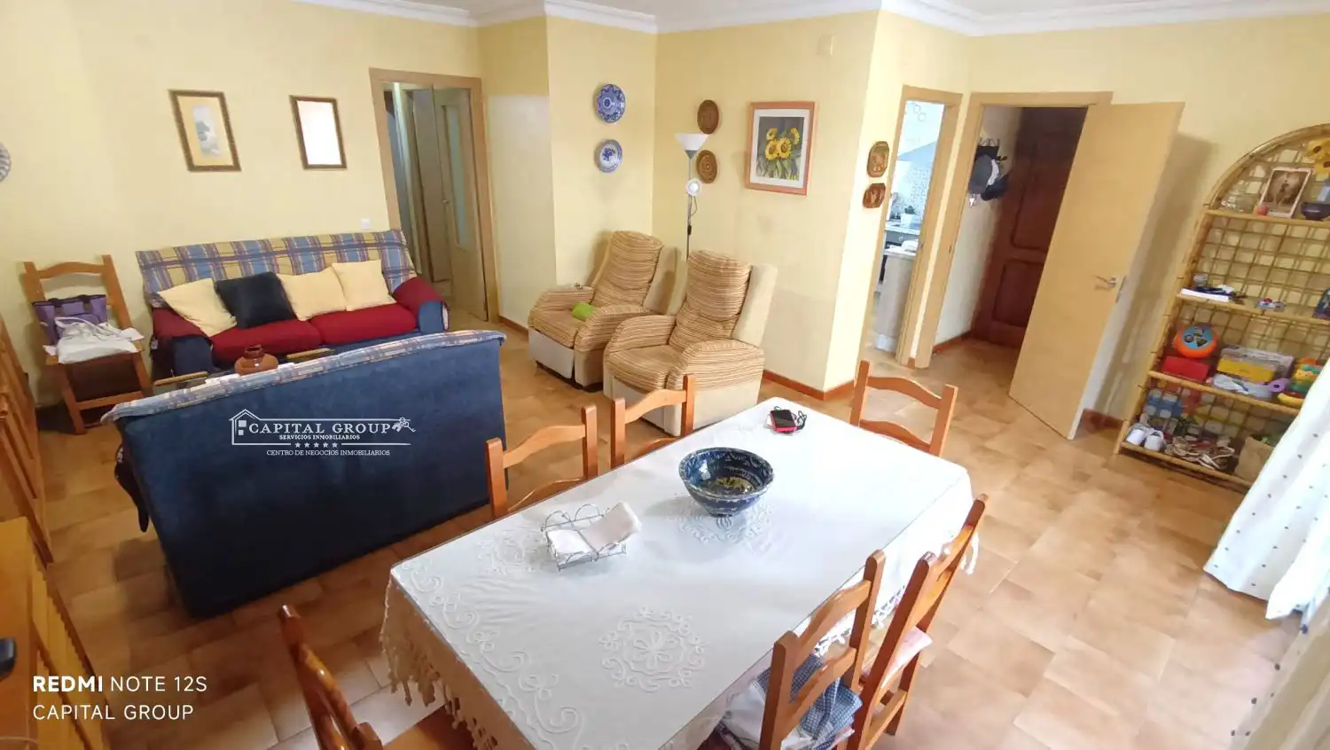 Comedor de Piso de alquiler en Punta Umbría con Aire acondicionado, Terraza y Amueblado