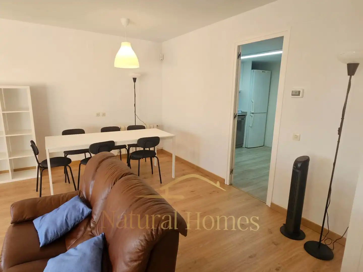 Living room of Flat for rent in Sant Vicenç de Montalt  with Heating, Parquet flooring and Terrace