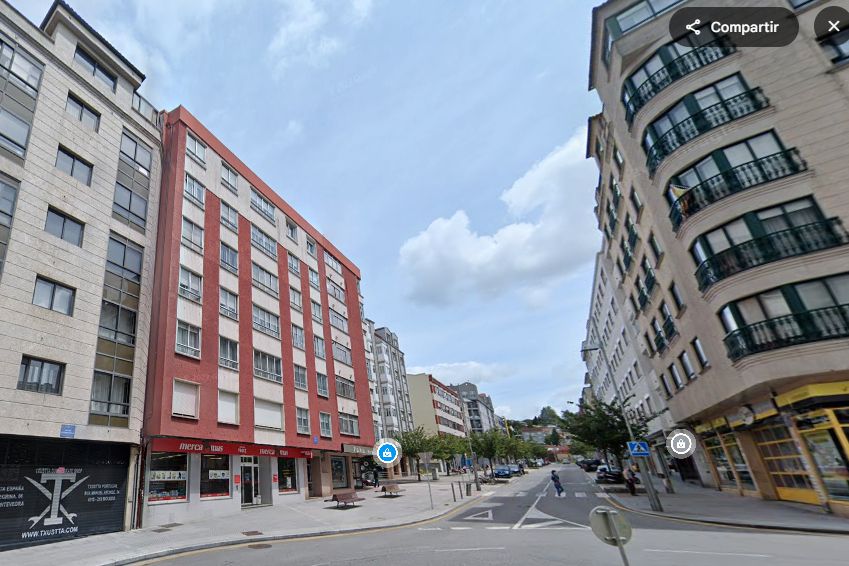 Exterior view of Flat to rent in Pontevedra Capital   with Heating and Oven