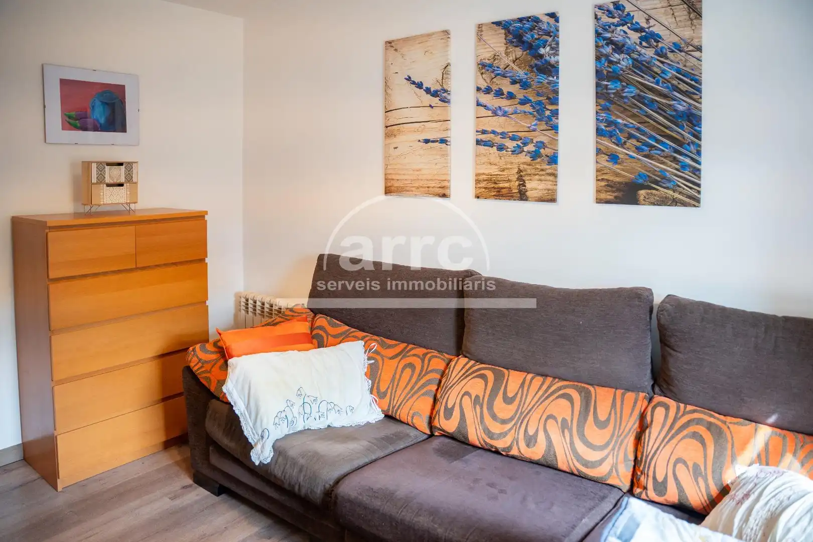 Sala de estar de Piso en venta en Teià con Aire acondicionado, Terraza y Balcón