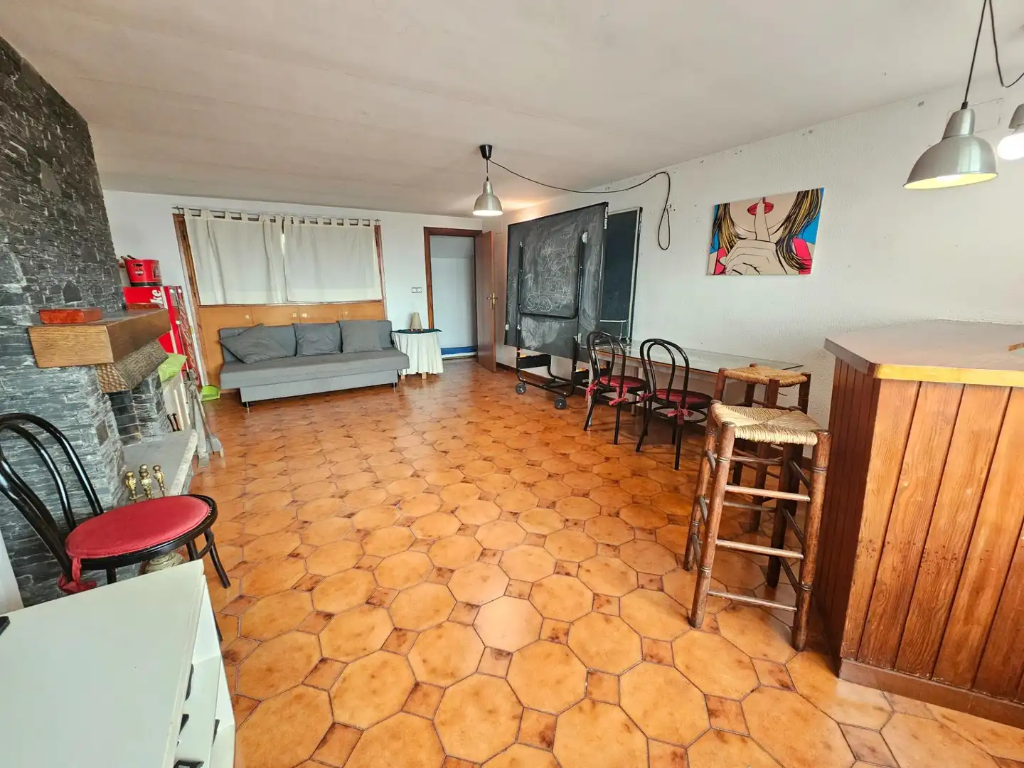 Sala de estar de Ático en venta en Vilafranca del Penedès con Calefacción, Terraza y Trastero