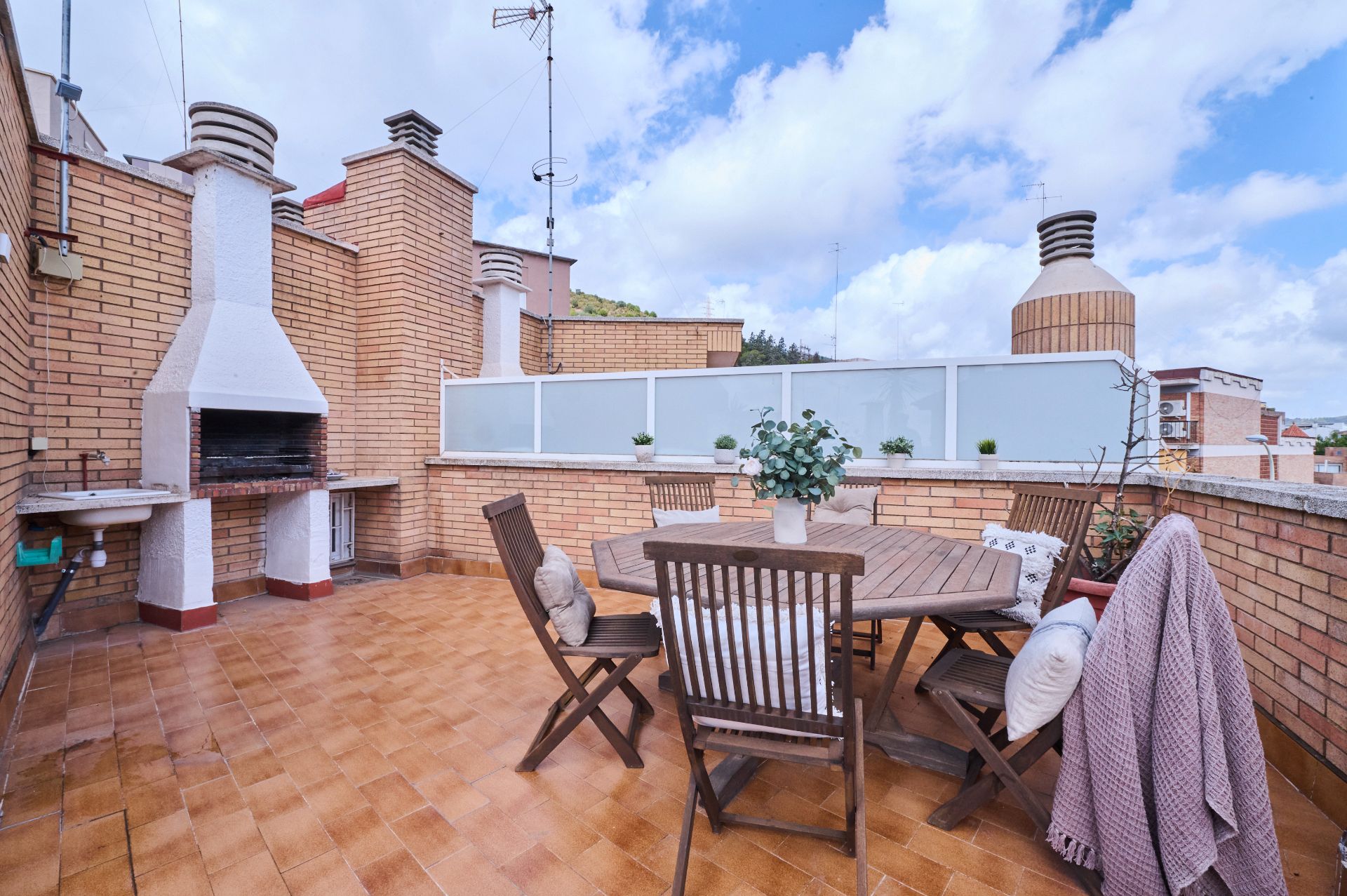 Terrassa de Casa adosada en venda en  Barcelona Capital amb Aire condicionat, Calefacció i Parquet