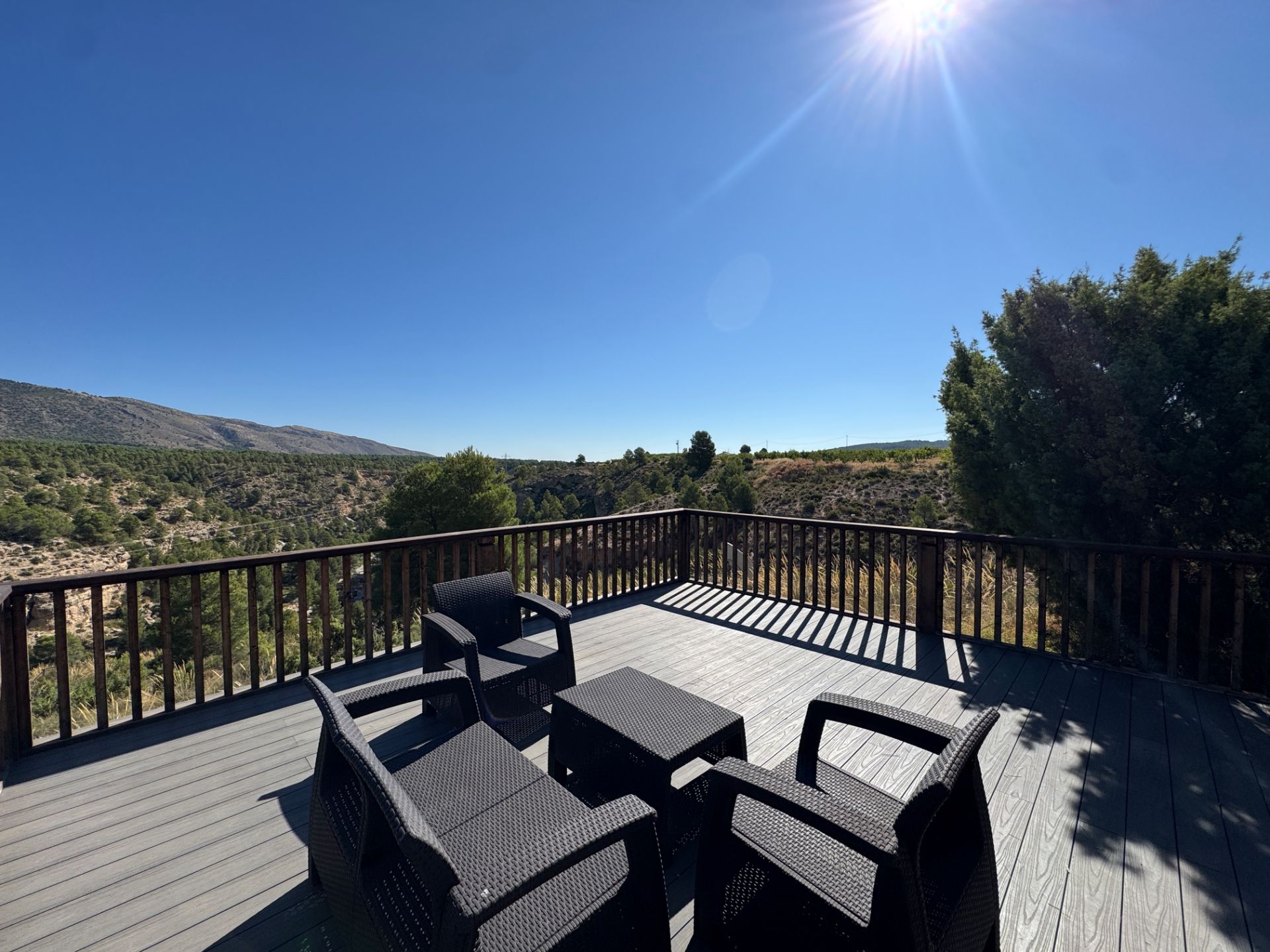 Terrassa de Casa o xalet en venda en Caravaca de la Cruz amb Aire condicionat, Jardí privat i Terrassa