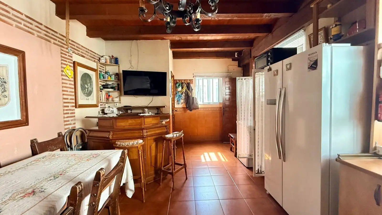 Cuina de Casa o xalet en venda en Zarzuela del Pinar amb Calefacció i Moblat