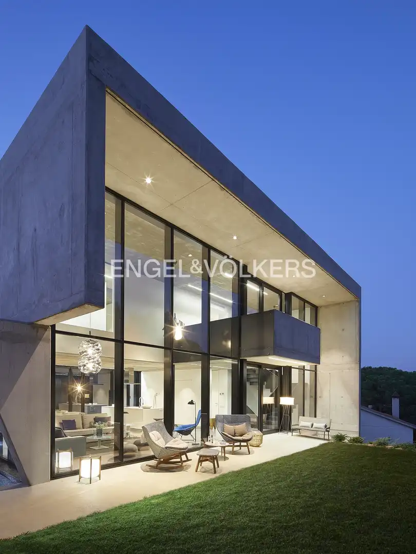Vista exterior de Casa o xalet en venda en Santa Maria de Palautordera amb Aire condicionat, Calefacció i Jardí privat