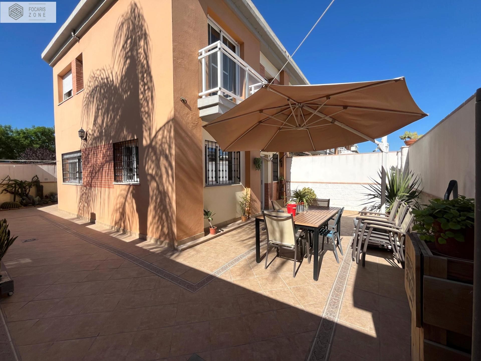 Terrassa de Casa adosada en venda en Málaga Capital amb Aire condicionat, Calefacció i Jardí privat